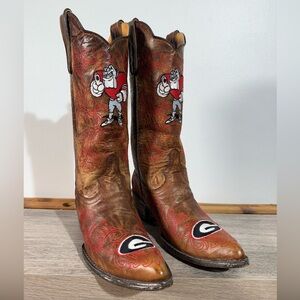 University Of Georgia Bulldogs Women’s Gameday Cowgirl Boots Size 7 B
